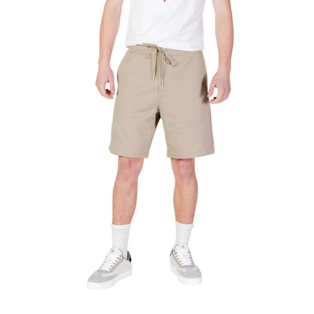 Replay Relaxed Fit Sweatshorts Men Beige